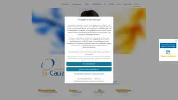 Website Screenshot: ORDINATION DR. CAUZA - Prim. Doz. Dr. Edmund Cauza – Facharzt für Innere Medizin, Rheumatologie und Rehabilitation, Endokrinologie und Stoffwechselerkrankungen - Date: 2023-06-22 12:13:18