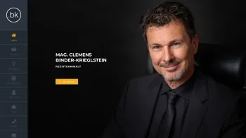 Website Screenshot: Mag. Clemens Binder-Krieglstein, Rechtsanwalt - Home - Mag. Clemens Binder-Krieglstein - Date: 2023-06-14 10:39:15
