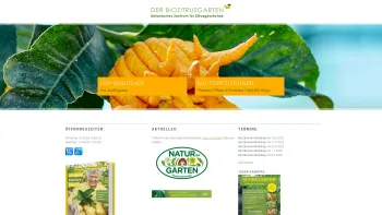 Website Screenshot: Michael Blumen Ceron blühende Pflanzen Balkonblumen - Startseite - Zitrusgarten - Date: 2023-06-22 15:00:13