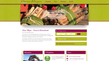 Website Screenshot: Chesa Allegra Riezlern Kleinwalsertal Appartements und Zimmer - Chesa Allegra Kleinwalsertal - Date: 2023-06-22 12:13:18