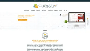 Website Screenshot: Chriativ e.U. - Chriativ - Grafik-Designs für alle Online- & Druckmedien - Date: 2023-06-15 16:02:34