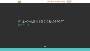 Website Screenshot: cic sport - CIC Radsport Vorarlberg. Bianchi Pinarello im Bodenseeraum - Date: 2023-06-14 10:39:15