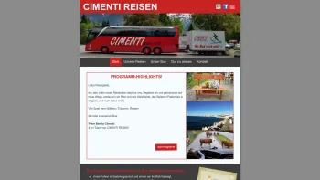 Website Screenshot: Cimenti Reisen - index - Date: 2023-06-14 10:39:15
