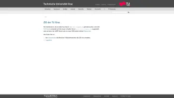 Website Screenshot: Institutswebserver des Zentralen Informatikdienstes ZID) der Technischen Universität Graz TU Graz) - TU Graz: ZID der TU Graz - Date: 2023-06-22 15:11:09