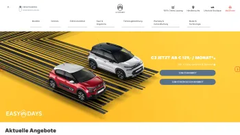 Website Screenshot: Citroën Österreich GmbH - Citroën PKW, Nutzfahrzeuge, Elektroautos | Citroën Austria - Date: 2023-06-22 15:11:09