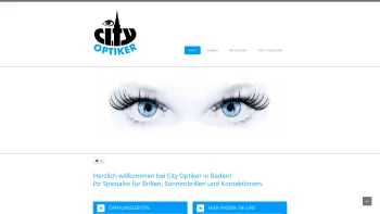 Website Screenshot: City-Optiker Baden - City Optiker Baden - Date: 2023-06-14 10:39:17