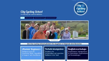 Website Screenshot: City Cycling School | Geschmeidig und souverän Radfahren - City Cycling School - Geschmeidig und souverän Radfahren - Date: 2023-06-22 15:11:09