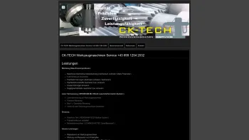Website Screenshot: ck-koeller cnc-werkzeugmaschinen - CK-TECH - Date: 2023-06-14 10:47:16