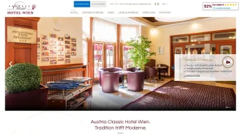 Website Screenshot: Austria Classic Hotel Wien GmbH - Austria Classic Hotel Wien | Innenstadt-Hotel im Zentrum - Date: 2023-06-22 12:13:18