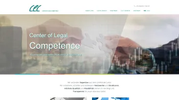 Website Screenshot: CLC CENTER OF LEGAL COMPETENCE - Center of Legal Competence - Date: 2023-06-22 12:13:18