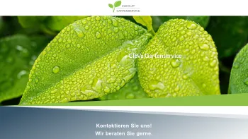 Website Screenshot: CleVa Service Group Inh. Clemens Vajda - CleVa Gartenservice | Wohlfühlen in einem gepflegten Garten - Date: 2023-06-22 12:13:19