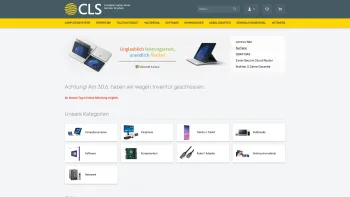 Website Screenshot: CLS IT Infrastruktur und Distribution GmbH - CLS - Computer günstig und verlässlich seit 30 Jahren | CLS IT - Date: 2023-06-22 12:13:19