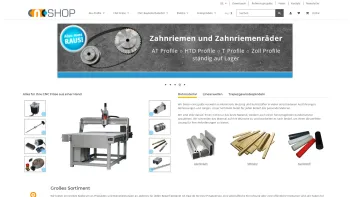 Website Screenshot: CNC Shop.at - CNCShop.at - Mechanische Komponenten und Schrittmotortechnik - Date: 2023-06-14 10:46:38
