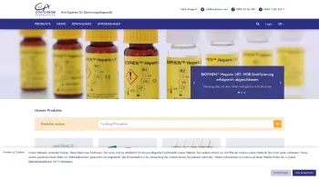 Website Screenshot: CoaChrom Diagnostica GmbH - Startseite: CoaChrom Diagnostica - Blutgerinnungsdiagnostika - Date: 2023-06-22 15:00:14