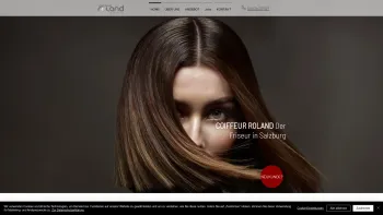 Website Screenshot: coiffeurroland.at - Coiffeur Roland - Der Friseur in Salzburg Aigen | Friseursalon - Date: 2023-06-22 15:00:14