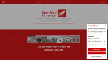 Website Screenshot: Agentur commed GmbH - Home | ComMed - Date: 2023-06-22 12:13:21