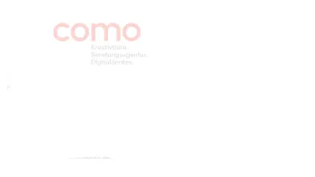 Website Screenshot: Como  Agentur für Markenstrategie und Communikation GmbH - COMO - Date: 2023-06-22 12:13:21