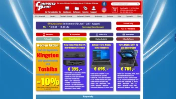 Website Screenshot: COMPUTER PROFI Ihr Fachhändler für Hardware Software Service Support Video - Computerprofi – Ihr Fachhändler für Hardware, Software, Service und Support - Date: 2023-06-22 15:11:09