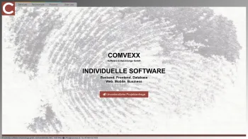 Website Screenshot: comvexx software-entwicklungs gmbh - Comvexx Software-Entwicklungs GmbH - Date: 2023-06-14 10:39:18