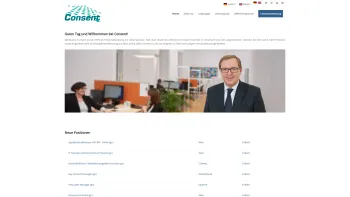 Website Screenshot: Consent Unternehmensberatung GmbH - Consent Personal- und Unternehmensberatung - IT - Finance - Sales - Marketing - Date: 2023-06-22 15:10:46