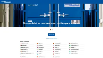 Website Screenshot: Containex Container-Handelsgesellschaft m.b.H - CONTAINEX – the specialist for containers and mobile space solutions - CONTAINEX (INT) - Date: 2023-06-22 15:00:14