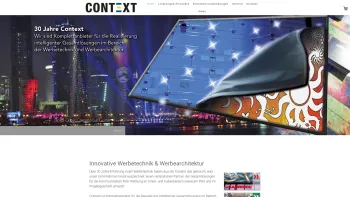 Website Screenshot: Context Type & Sign Pink GmbH - Innovative Werbetechnik & Werbearchitektur - context-online.at - Date: 2023-06-22 15:00:14
