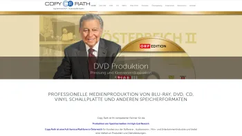 Website Screenshot: COPY RATH Audiovisuelle Kopien CD & DVD Pressung und Duplikation - Professionelle Medienproduktion in Graz von höchster Qualität - Date: 2023-06-15 16:02:34