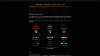 Website Screenshot: coverbands.at - Coverbands, Tribute Bands, Livebands - Date: 2023-06-22 15:15:40