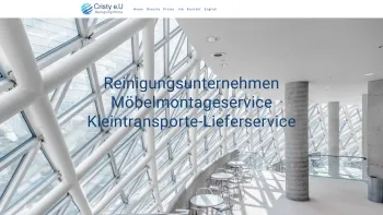 Website Screenshot: Cristy e.U - Cristy e.U. Reinigungsfirma Möbelmontage Kleintransporte - Date: 2023-06-22 15:00:15