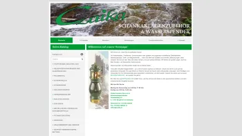 Website Screenshot: Czaika-Vandory GmbH - Willkommen - Czaika-Vandory Ges.m.b.H. - Schankanlagenzubehör - Date: 2023-06-22 15:10:46