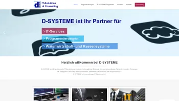 Website Screenshot: D-Systeme - D-SYSTEME – IT Solutions & Consulting - Date: 2023-06-22 15:00:15