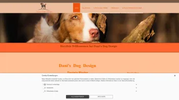 Website Screenshot: Dani's Dog Design - Hundefriseurin Groß-Enzersdorf Hundesalon Hundepflege Danis Dog Design, - Date: 2023-06-22 15:10:46