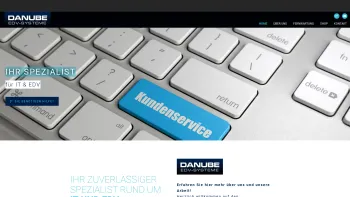 Website Screenshot: Danube EDV-Systeme GmbH - Home | Danube-EDV Systeme GmbH - Date: 2023-06-22 15:11:10
