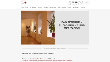 Website Screenshot: DAO-Zentrum - Meditation, Stressbewältigung, MBSR, Entspannung im DAO-Zentrum - Date: 2023-06-26 10:26:13
