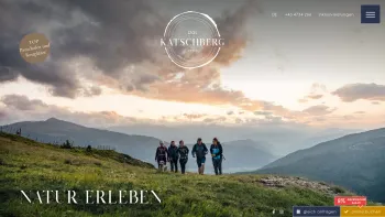 Website Screenshot: Das KATSCHBERG - Das KATSCHBERG – 4*S Aktivurlaub auf 1.650m in Österreich - Date: 2023-06-26 10:26:13