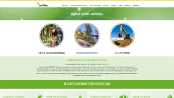 Website Screenshot: DATAflor Austria - GaLaBau Software Österreich, CAD für Gartenplanung - Date: 2023-06-15 16:02:34