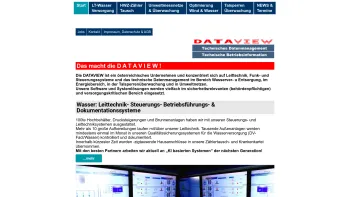 Website Screenshot: DATAVIEW LEISTUNGSÜBERSICHT - Dataview GmbH – Technisches Betriebsinformation & Datenmanagement - Date: 2023-06-22 15:00:16