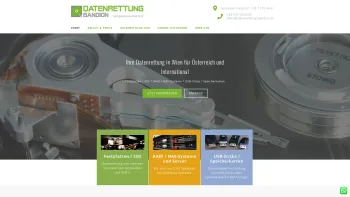 Website Screenshot: Datenrettung Bandion - Datenrettung Bandion - Expressdatenrettung in Wien für Österreich und International - Date: 2023-06-15 16:02:34