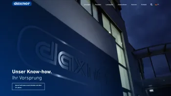 Website Screenshot: Daxner GmbH Headquarters, Schüttgut-Technologie - DAXNER GmbH - Date: 2023-06-22 15:00:16