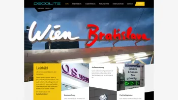 Website Screenshot: Decolite Leuchten GmbH Ihr Partner Sachen Werbung Beschilderung Multimedia - Decolite - Home - Date: 2023-06-22 15:00:16