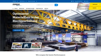Website Screenshot: Demag Cranes Components GmbH Österreich - Frontpage | Demagcranes - Date: 2023-06-14 10:39:23