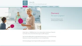 Website Screenshot: Die Demenzpädagogin Ulrike Gilly - Demenzberatung | Die Demenzpädagogin Ulrike Gilly | Steyr - Date: 2023-06-15 16:02:34