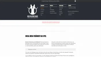 Website Screenshot: Der Falsche Hase - Werbeagentur Der Falsche Hase | Corporate Design, Social Media - Date: 2023-06-14 10:39:23