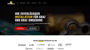 Website Screenshot: Derigo Gas-Wasser-Heizungs-Installationen - Installateur Graz - Derigo Installations GmbH - Date: 2023-06-14 10:37:13
