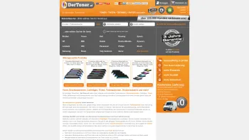 Website Screenshot: DerToner - Toner, Druckerpatronen, Druckerzubehör bestellen - Ihr günstiger Tonershop - Date: 2023-06-15 16:02:34