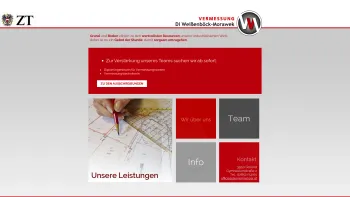 Website Screenshot: Vermessungskanzlei DI Weißenböck-Morawek - Vermessungskanzlei DI Weißenböck-Morawek - Date: 2023-06-22 15:10:47