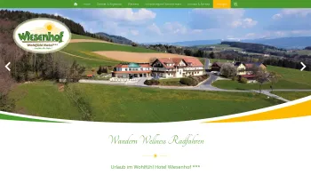 Website Screenshot: Wohlfühl Hotel Wiesenhof *** - Wohlfühl Hotel Wiesenhof / 3 Sterne Hotel in der Steiermark - Date: 2023-06-15 16:02:34