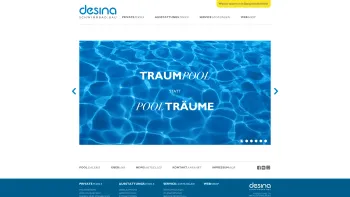Website Screenshot: desina - Desina - Traumpool statt Poolträume - Date: 2023-06-15 16:02:34