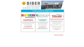Website Screenshot: Siegfried Deutsch GmbH - BIBER - Farben | Fliesen | Autolacke - Date: 2023-06-22 15:13:17