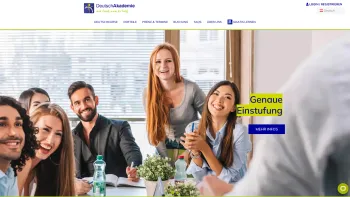 Website Screenshot: DeutschAkademie - Deutschkurs in Wien in der Sprachschule oder Onlinekurse - Date: 2023-06-14 16:34:29